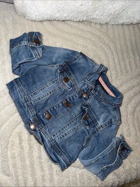🎀18m Genuine Kids Toddler Blue Denim western  Jacket